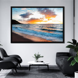 Maui Black Sand Beach - Lucas Moore - NicheCanvas