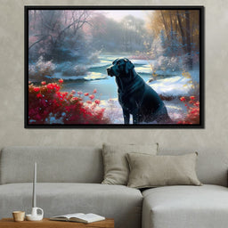 Winter Labrador - Neal Hackett - NicheCanvas