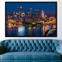 Pittsburgh Skyline - NicheCanvas