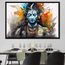 Serene Shiva - NicheCanvas