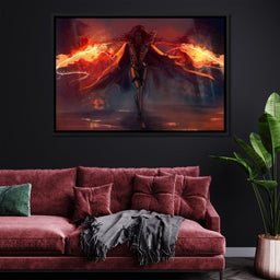 Fire Succubus - NicheCanvas