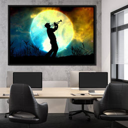 Space Trumpeter - ABConcepts - NicheCanvas