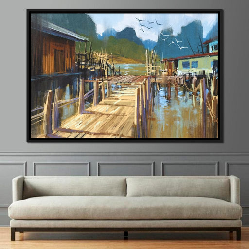 Fishing Pier Canvas Print