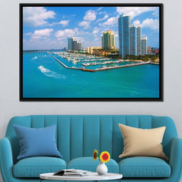 Miami Beach Skyline - NicheCanvas