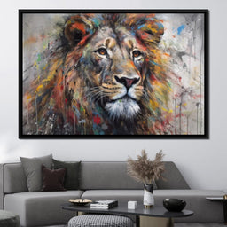 Urban Jungle: Lion - NicheCanvas