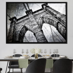 Brooklyn Bridge Arch - NicheCanvas