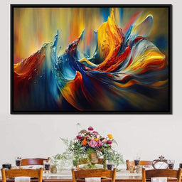 Colorful Waves & Lines - NicheCanvas