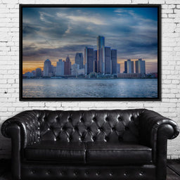 Detroit Skyline - NicheCanvas