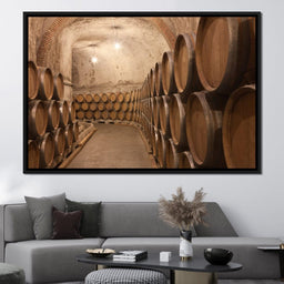 Barrels of Wine - NicheCanvas