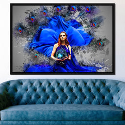 Feather Gown - Johanjjf - NicheCanvas