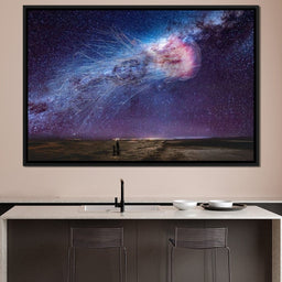 Cosmic Jellyfish Galaxy - Kit Burden - NicheCanvas