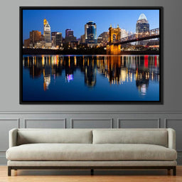Cincinnati Skyline - NicheCanvas