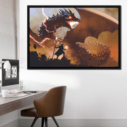 Black Magic Wizard - NicheCanvas