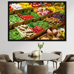 Fruit & Vegetables Market - NicheCanvas