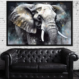 Urban Jungle: Elephant - NicheCanvas