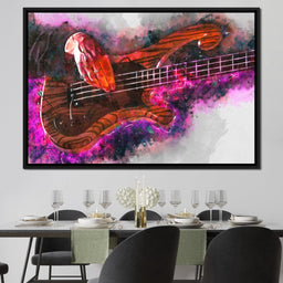 Les Claypool's Guitar - Abraham Szomor - NicheCanvas