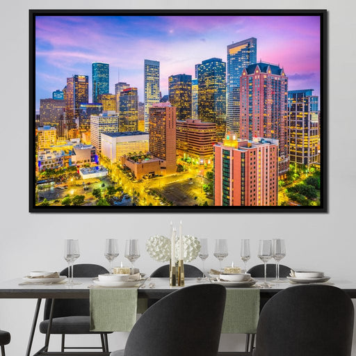 Houston Skyline Canvas Print