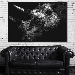 Big 5 Collection - Rhino - Johanjjf - NicheCanvas