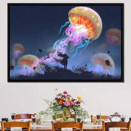 Giant Jellyfish - NicheCanvas