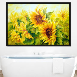 Beautiful Sunflowers - NicheCanvas