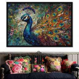 Celestial Peacock - NicheCanvas