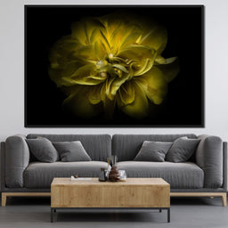 Yellow Backyard Flowers - Brian Carson - NicheCanvas