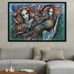 The 4 Mermaids - NicheCanvas