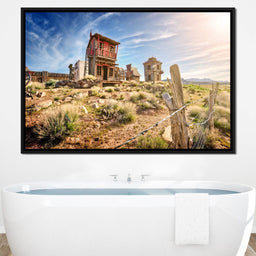 Abandoned Western Town - NicheCanvas