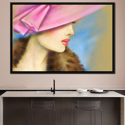 Pink Hat Fashion - NicheCanvas