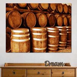 Tequila Barrels - NicheCanvas