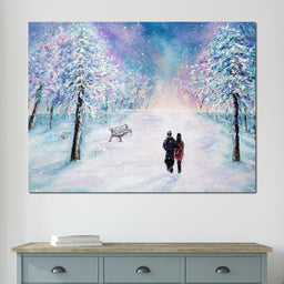Winter Walk - NicheCanvas