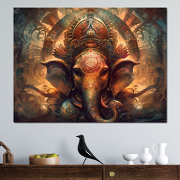 Majestic Ganesha - NicheCanvas