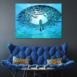 Eye of the Ocean - NicheCanvas