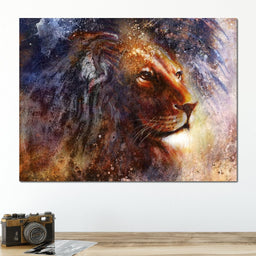 Glory Lion - NicheCanvas