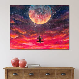 Moon Swing - NicheCanvas