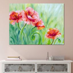 Summer Poppies - NicheCanvas