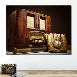 Vintage Baseball - NicheCanvas