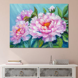 Asian Peonies - NicheCanvas