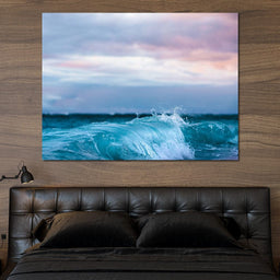 Blue Waves - Lucas Moore - NicheCanvas