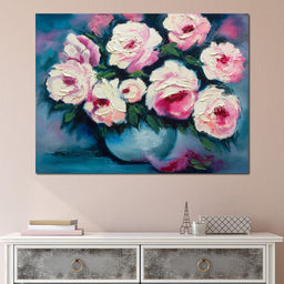 Beautiful Peonies - NicheCanvas