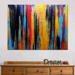 Colorful Contemporary Art 073 - Johanjjf - NicheCanvas