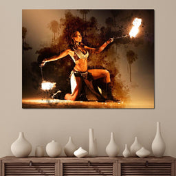 Flaming Nights - Johanjjf - NicheCanvas