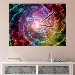 Spacetime Clock - NicheCanvas