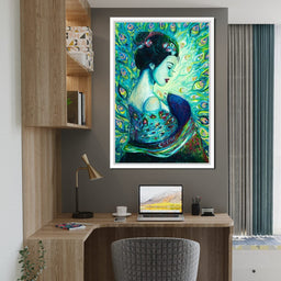 Silk Peafowl - Chiara Magni - NicheCanvas