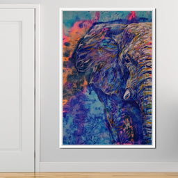 Blue Elephant - NicheCanvas