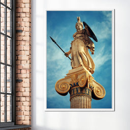 Athena Statue in Athens - NicheCanvas