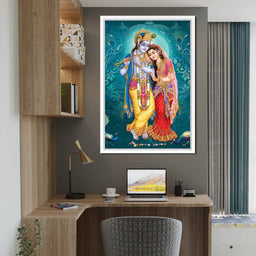 Radha & Krishna Couple - NicheCanvas