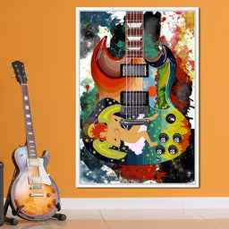 Eric Clapton's Solid Guitar - Abraham Szomor - NicheCanvas