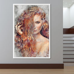 Girl Watercolor 2 - Mateo - NicheCanvas