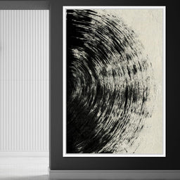 Abstract Black Circle - Evgeny Vetrov - NicheCanvas